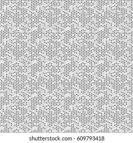 Vector seamless pattern. Modern  texture. Repeating geometric tiles. Isometric composition from dot, lines.