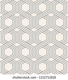 Vector seamless pattern. Modern thin texture. Repeating geometric background with linear grid.