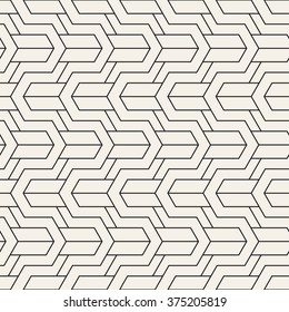 Vector seamless pattern. Modern zigzag texture. Repeating geometric background with linear grid.