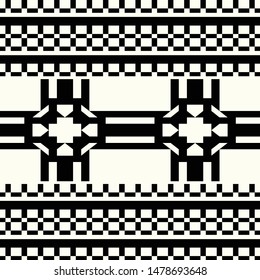 Vector seamless pattern. Modern-style texture. Geometric tiles, classic walls.

