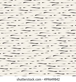 Vector seamless pattern. Monochrome abstract background. Stylish rippled structure. Modern trendy hipster print.