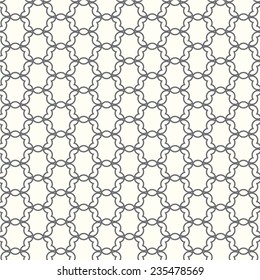 vector seamless pattern monochrome line curve background