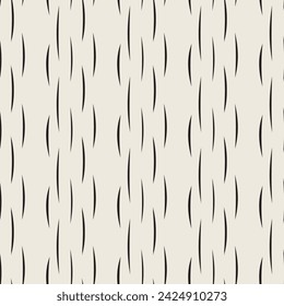 Vector seamless pattern. Monochrome ornament with stylized leaves. Geometric stylish background. Contemporary repeating texture. Modern graphic design.