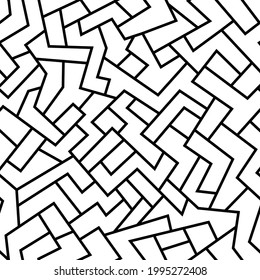 Vector seamless pattern in mosaic style. Simple design for wrapping paper, stationery, textile, wallpaper.