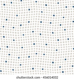 Vector seamless pattern. Mosaic texture with chaotic small squares.