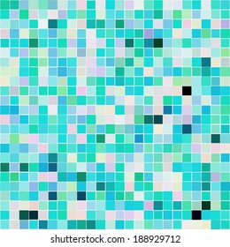Vector seamless pattern with mosaic tiles.