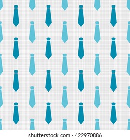 Vector seamless pattern with neckties. Male hipster background. Fashion pattern for print, wrapping paper