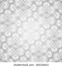 vector seamless pattern on gradient background, seamless pattern in swatch menu