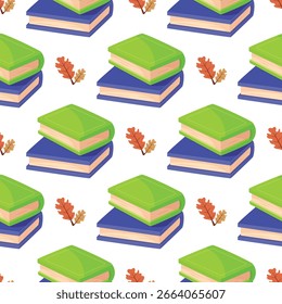 Vector seamless pattern on the theme of education.