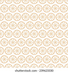 vector seamless pattern with orange
