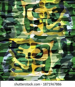 Vector seamless pattern of organic Matisse shapes. Natural earthy colors floral underwater life. Abstract seaweed camouflage background. Trendy floating wavy geometry. Random layered hand drawn art.