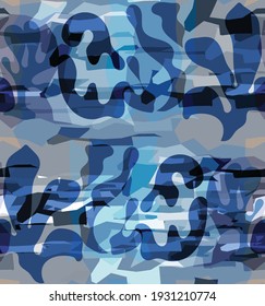 Patrón vectorial sin fisuras de formas orgánicas Matisse. Colores naturales de tierra floral vida submarina. Resumen del fondo del camuflaje de algas. Geometría ondulada flotante de moda. Arte dibujado a mano en capas aleatorias.