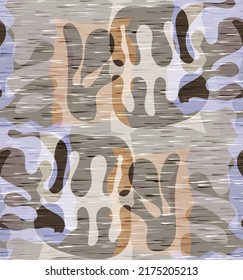 Vector seamless pattern of organic Matisse shapes. Natural earthy colors floral underwater life. Abstract seaweed camouflage background. Trendy floating wavy geometry. Random layered hand drawn art.