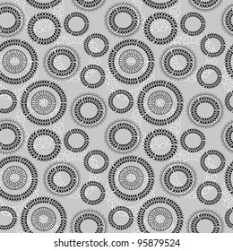 vector seamless pattern in  in orient style