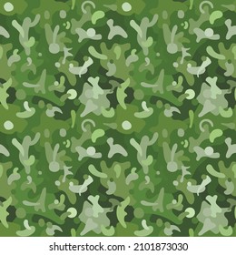 Vector seamless pattern. An ornament with an abstract background. Design print for textile, fabric, wallpaper, background.