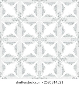 Vector seamless pattern with ornamental snowflakes. Simple Winter Gray texture background pattern for Winter pattern. Textile rapport.