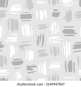 Vector seamless pattern with paint brush texture. Design for textile, wallpaper, wrapping paper, stationery.