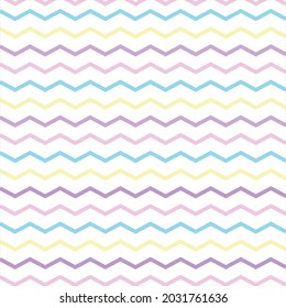 Vector seamless pattern with pastel waves. Background for your design