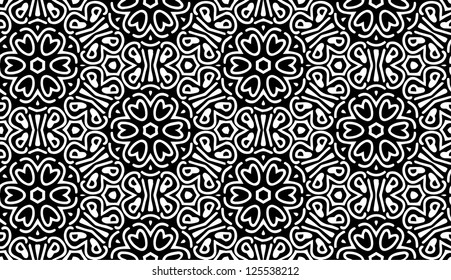 Vector seamless pattern. Perfect for wallpaper or textile design patterns.