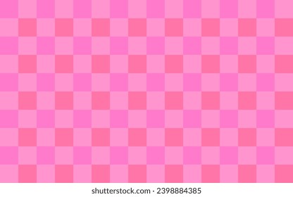 Vector Seamless Pattern. Pink abstract Checkered Pattern. Vector Notebook Texture. Decoration banner themed Lol surprise doll girlish style. Invitation card template