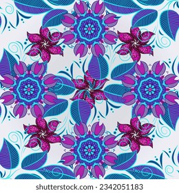 
vector seamless pattern with pleasant tulip flowers. Spring tender design for natural cosmetics, perfume, florist shop. Can be used as greeting or wedding background. Best for wrapping paper.
