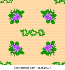 Vector seamless pattern with plumeria flowers and leaves on beige background. Floral background with watercolor effect. Textile print for bed linen, jacket, package design, fabric and fashion concepts
