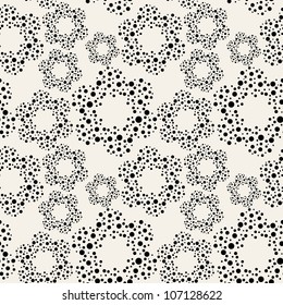 Vector seamless pattern. point texture