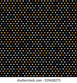 vector seamless pattern with polka dot
