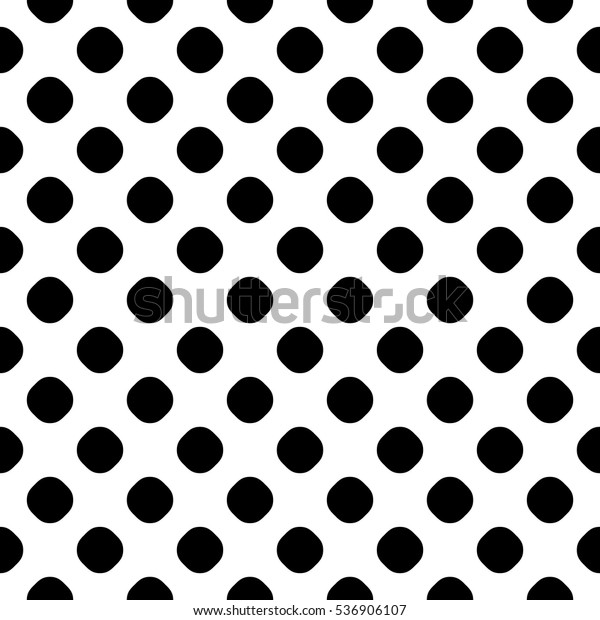 Vector Seamless Pattern Polka Dot Texture Stock Vector Royalty Free