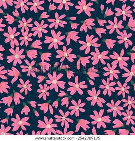 Similar – Image, Stock Photo Little flower in dark red in grass, behind blurred facade
