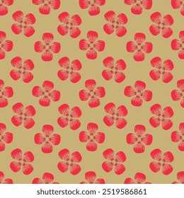 Patrón sin fisuras de Vector. Patrón bonito en flores vintage. Pequeñas flores de colores. Fondo azul oscuro. Fondo floral de la libertad. Hermosa Plantilla para estampados de moda
