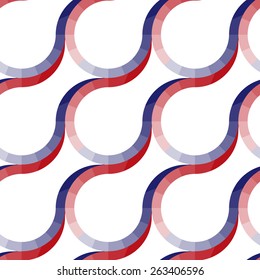 vector seamless pattern with purple waves