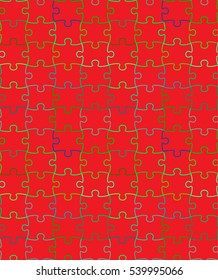 vector seamless pattern puzzle
