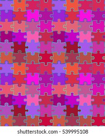 vector seamless pattern puzzle