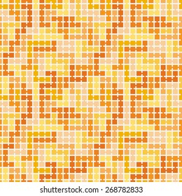 Vector seamless pattern of randomly connected squares