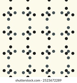 Vector seamless pattern. Randomly spaced tiny spots. Abstract natural background.Creative hand made hipster print.