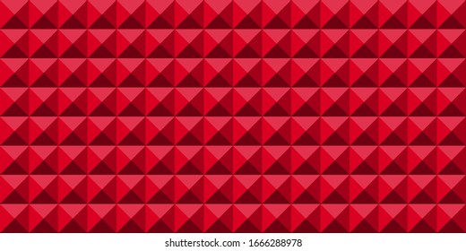 Vector seamless pattern red squares. Modern stylish texture.