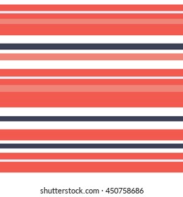 Vector seamless pattern of red stripes.