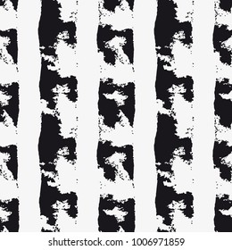 Vector seamless pattern. Regular abstract striped texture. Handmade pattern of straight lines.