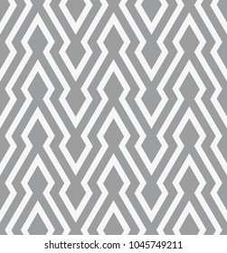  Vector seamless pattern. Regular abstract striped texture. Geometric pattern of zigzag lines.