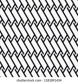  Vector seamless pattern. Regular abstract striped texture. Geometric pattern of zigzag lines.