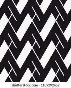  Vector seamless pattern. Regular abstract striped texture. Geometric pattern of zigzag lines.