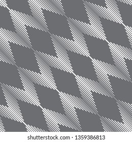  Vector seamless pattern. Regular abstract striped texture. Geometric pattern of zigzag lines.