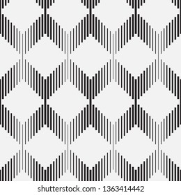  Vector seamless pattern. Regular abstract striped texture. Geometric pattern of zigzag lines.