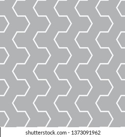  Vector seamless pattern. Regular abstract striped texture. Geometric pattern of zigzag lines.