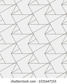  Vector seamless pattern. Regular abstract striped texture. Geometric pattern of straight lines.