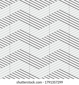  Vector seamless pattern. Regular abstract striped texture. Geometric pattern of zigzag lines.