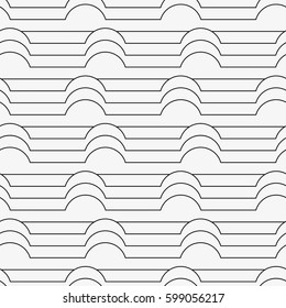 Vector seamless pattern. Regular abstract striped texture. Geometric pattern of straight lines.