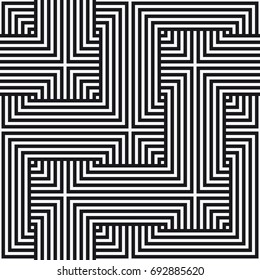 Vector seamless pattern. Regular abstract striped texture. Geometric pattern of straight lines.