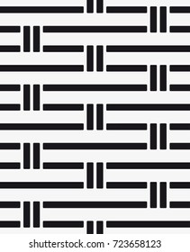 Vector seamless pattern. Regular abstract striped texture. Geometric pattern of straight lines.